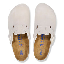 'Birkenstock' Women's Boston Soft Footbed Clog - Antique White