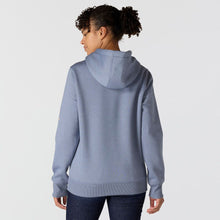 'Carhartt' Women's Clarksburg Sleeve Logo Hoodie - Light Faded Navy Heather