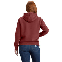 'Carhartt' Women's Clarksburg Sleeve Logo Hoodie - Barnwood