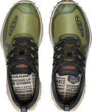 'Keen Outdoor' Men's Zionic Speed Hiking Shoes - Dark Olive / Scarlet Ibis