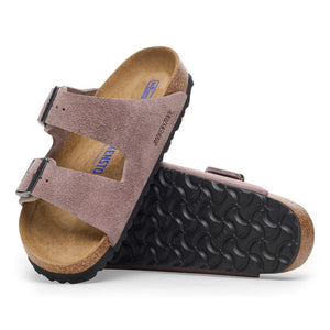 'Birkenstock' Women's Arizona Soft Footbed - Faded Purple