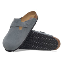 'Birkenstock' Men's Boston Soft Footbed Clog - Basalt Grey