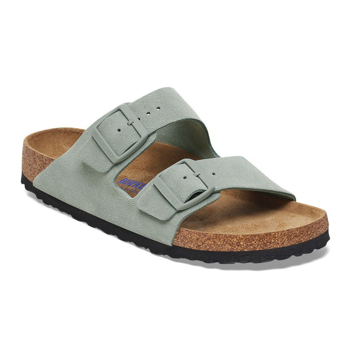 'Birkenstock' Women's Arizona Soft Footbed - Pure Sage