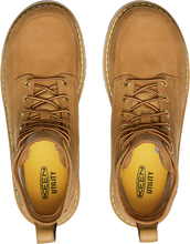 'Keen Utility' Men's San Jose 6" WP 90° Heel Aluminum Toe Boot - Bistre / Gum