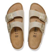 'Birkenstock' Women's Arizona Suede Leather Sandal - Shimmering Taupe