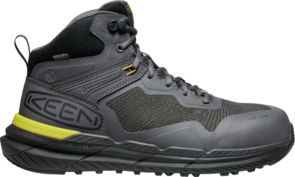 'Keen Utility' Men's Synchro Mid EH WP CT - Magnet / Black