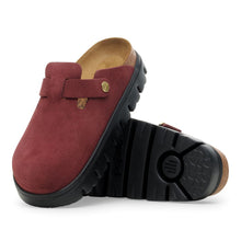 'Birkenstock' Women's Chunky Boston Clog - Zinfandel