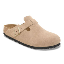 'Birkenstock' Women's Boston Suede Leather Clog - Sandcastle