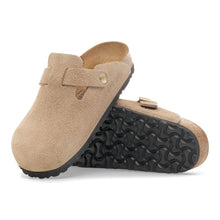 'Birkenstock' Women's Boston Suede Leather Clog - Sandcastle
