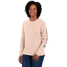 'Carhartt' Women's Workwear Logo Sleeve T-Shirt - Georgia Peach