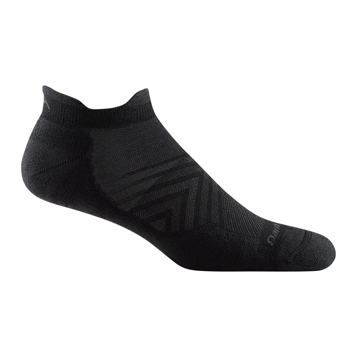 'Darn Tough Vermont' Men's Running No Show Ultra Lightweight Socks - Black
