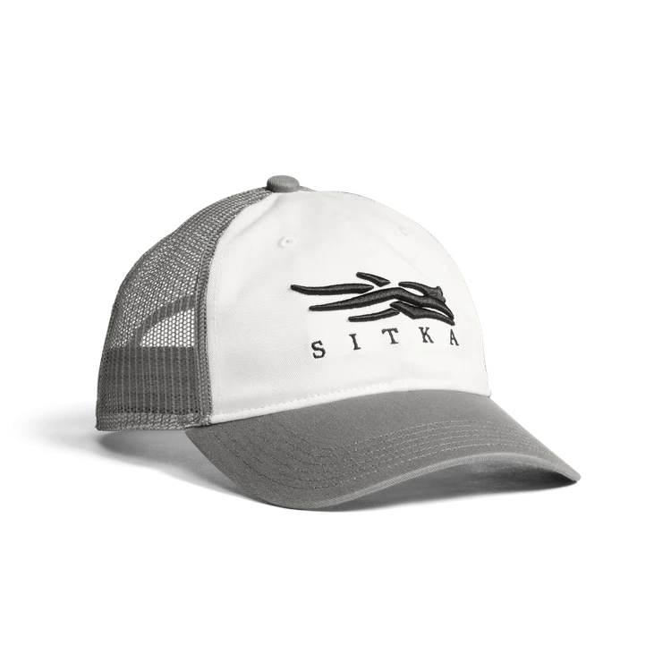 'Sitka' Men's Icon Lo Pro Trucker Cap - Woodsmoke