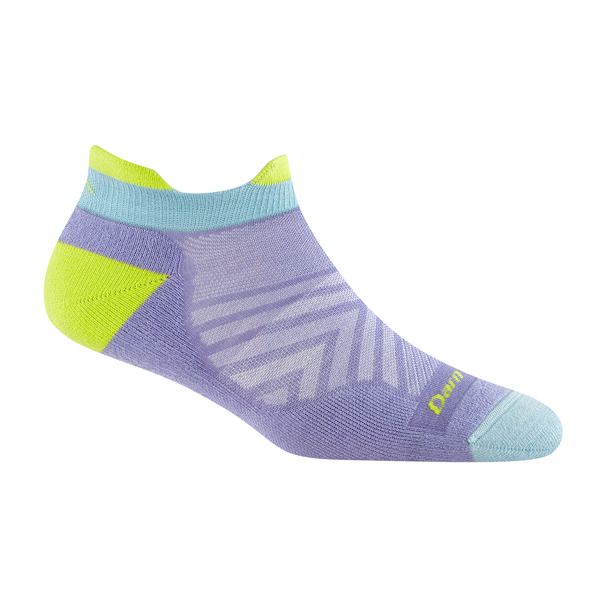 'Darn Tough Vermont' Women's No Show Tab Cushioned Ultra-Lightweight Running Socks - Lavender