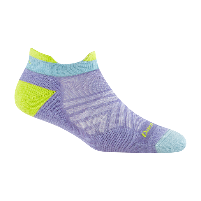 'Darn Tough Vermont' Women's No Show Tab Cushioned Ultra-Lightweight Running Socks - Lavender