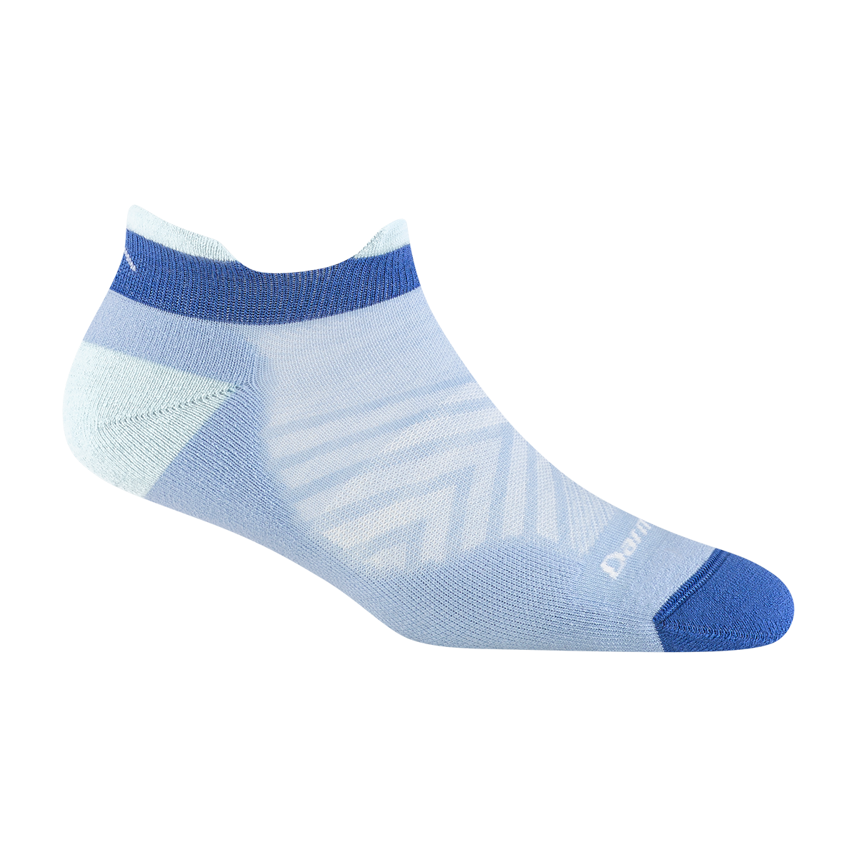 'Darn Tough Vermont' Women's No Show Tab Cushioned Ultra-Lightweight Running Socks - Sky