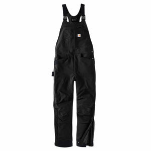 'Carhartt' Super Dux Insulated Bibs - Black