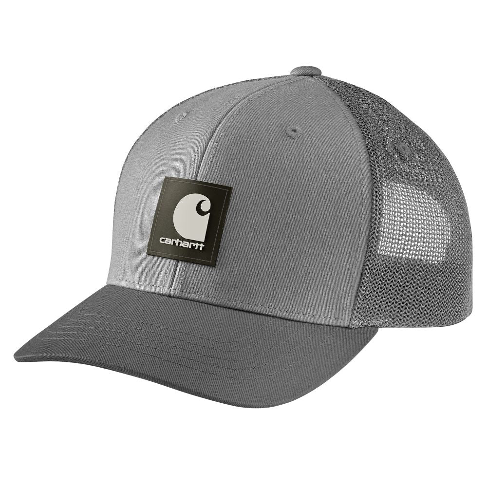 Flex Cap Mesh-Back Twill - Outfitter Asphalt Logo Rugged Carhartt Trav\'s Patch – Men\'s