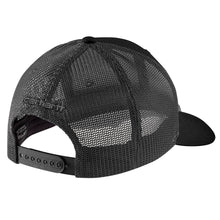 Carhartt Men's Rugged Flex Twill Mesh-Back Logo Patch Cap - Black