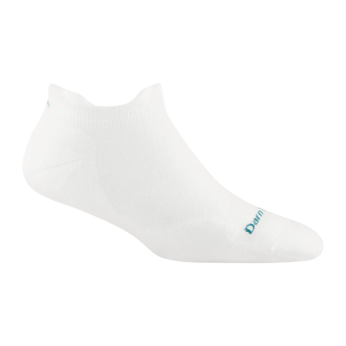 'Darn Tough Vermont' Women's Coolmax No Show Tab Ultra-Lightweight Running Socks - White