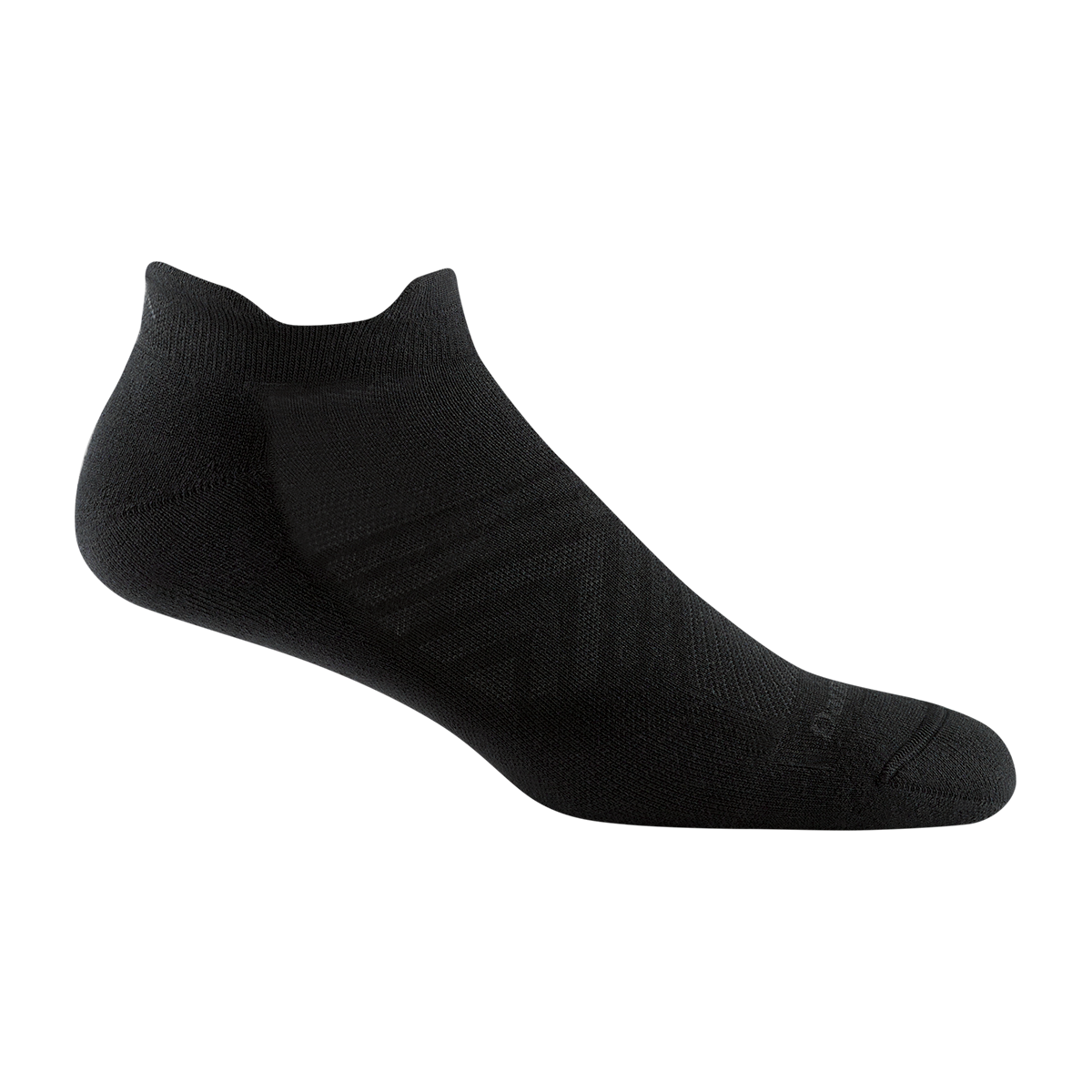 'Darn Tough Vermont' Men's Coolmax No Show Tab Ultra-Lightweight Running Socks - Black
