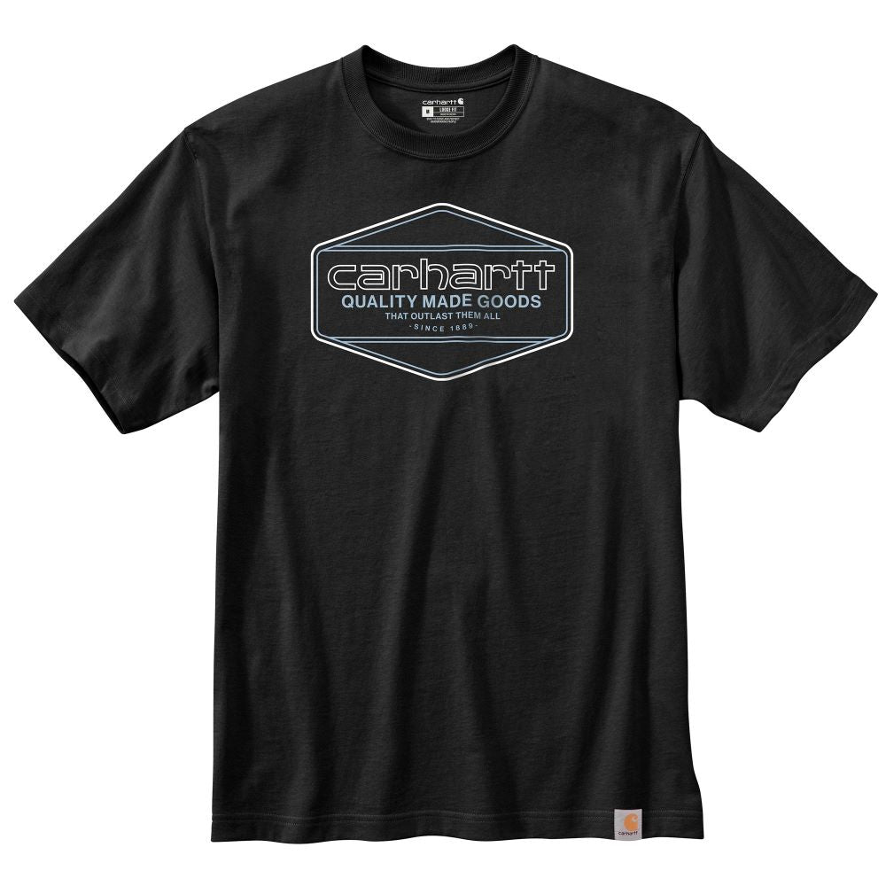 'Carhartt' Men's Loose Fit Heavyweight Graphic T-Shirt - Black
