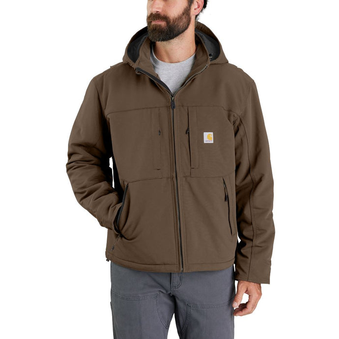 'Carhartt' Men's Super Dux® Full Swing® Relaxed Fit Insulated Jacket-Level 3 Warmest Rating - Coffee