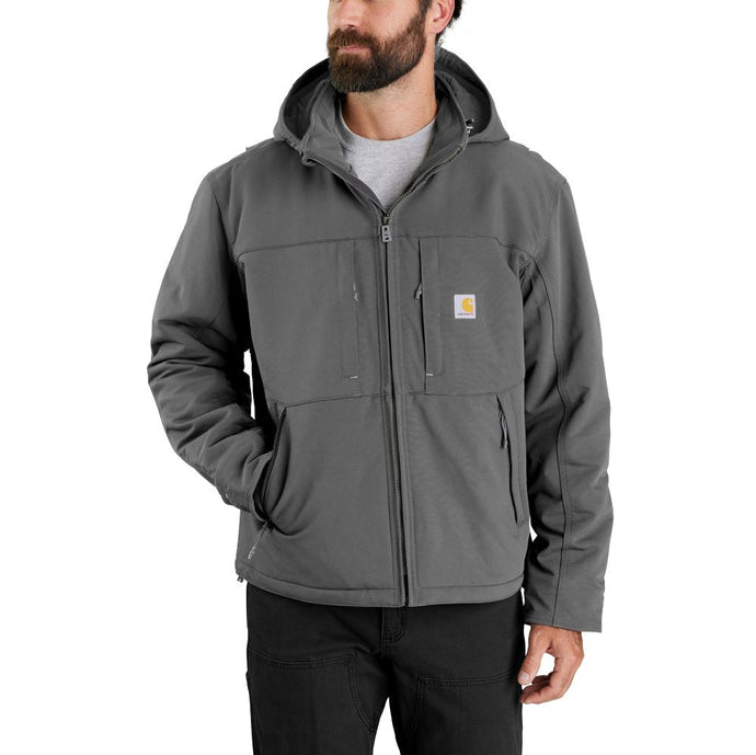 'Carhartt' Men's Super Dux® Full Swing® Relaxed Fit Insulated Jacket-Level 3 Warmest Rating - Steel