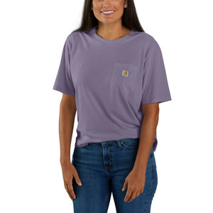 'Carhartt' Women's Tencel™ Fiber Series Loose Fit Crewneck T-Shirt - Lavender Mist