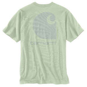 'Carhartt' Men's Relaxed Fit Heavyweight Pocket 'C' Graphic Tee - Tender Greens