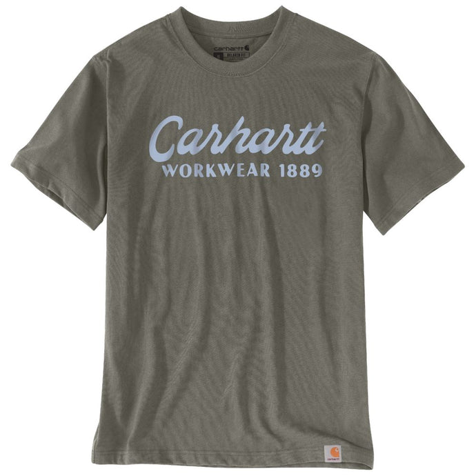 'Carhartt' Men's Loose Fit Heavyweight Outlast Graphic T-Shirt - Dusty Olive