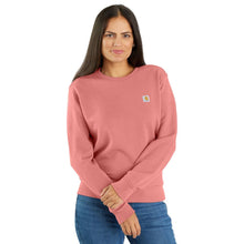 'Carhartt' Women's Relaxed Fit Sweatshirt - Aged Coral
