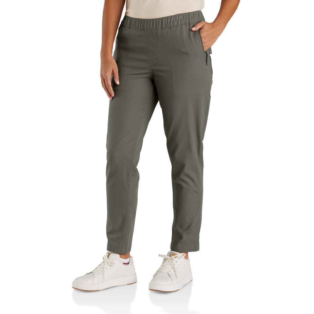 'Carhartt' Women's Force® Ripstop Work Pant - Dusty Olive