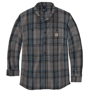 'Carhartt' Men's Relaxed Flex® Lightweight Button Down - Asphalt