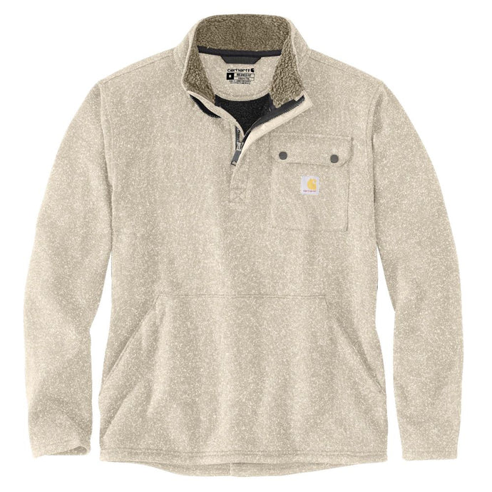 'Carhartt' Men's Relaxed Fit Midweight 1/4 Zip - Oat Milk