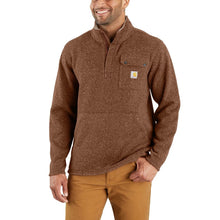 'Carhartt' Men's Relaxed Fit Midweight 1/4 Zip - Mocha