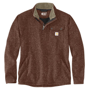 'Carhartt' Men's Relaxed Fit Midweight 1/4 Zip - Mocha