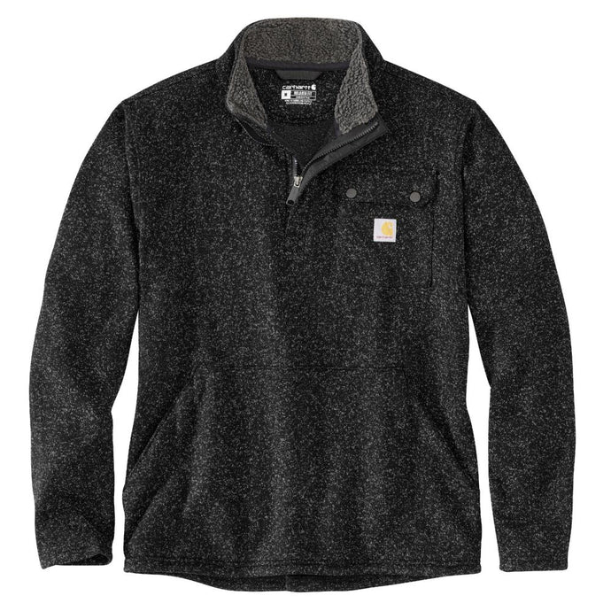 'Carhartt' Men's  Relaxed Fit Midweight 1/4 Zip - Black