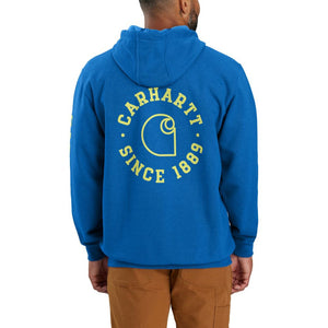 'Carhartt' Men's Midweight 1889 Graphic Sweatshirt - Beacon Blue Heather