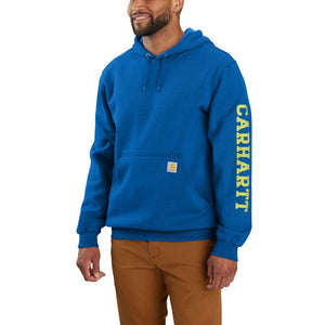 'Carhartt' Men's Midweight 1889 Graphic Sweatshirt - Beacon Blue Heather