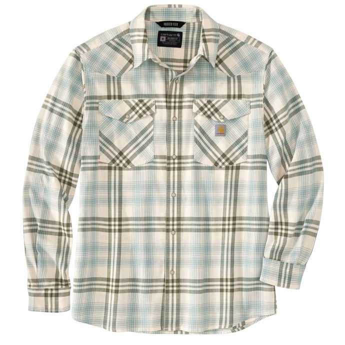 'Carhartt' Men's Montana Snap Plaid - Patina