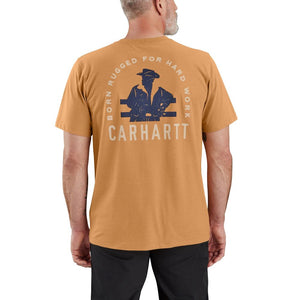 'Carhartt' Men's Montana Lightweight Graphic T-Shirt - Hickory Nut Heather