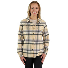 'Carhartt' Women's Relaxed Fit Flannel - Oat Milk