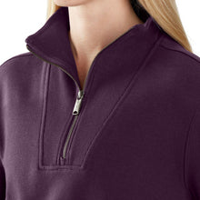 'Carhartt' Women's Relaxed Fit 1/2 Zip - Eggplant