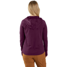 'Carhartt' Women's Force 1/2 Zip Hoodie - Eggplant