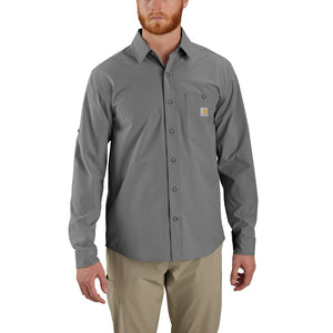 'Carhartt' Men's Force Sun Lightweight Loose Fit - Steel