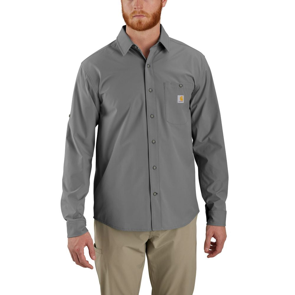 'Carhartt' Men's Force Sun Lightweight Loose Fit - Steel