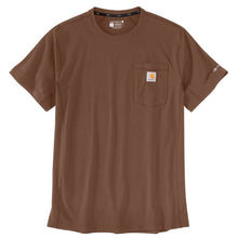 'Carhartt' Men's Force® Relaxed Fit Midweight Pocket Tee - Mocha Heather