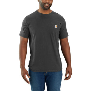 'Carhartt' Men's Force® Relaxed Fit Midweight Pocket Tee - Carbon Heather