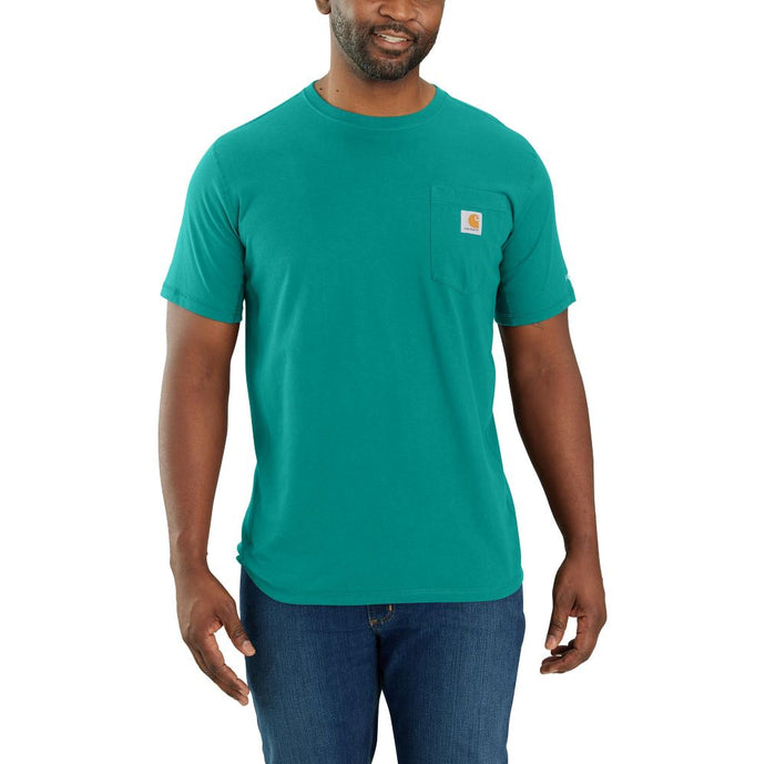 'Carhartt' Men's Force® Relaxed Fit Midweight Pocket T-Shirt - Dragonfly