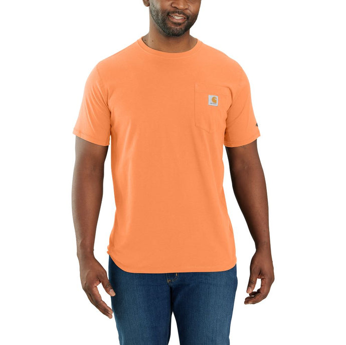 'Carhartt' Men's Force® Relaxed Fit Midweight Pocket Tee - Ginger Spice